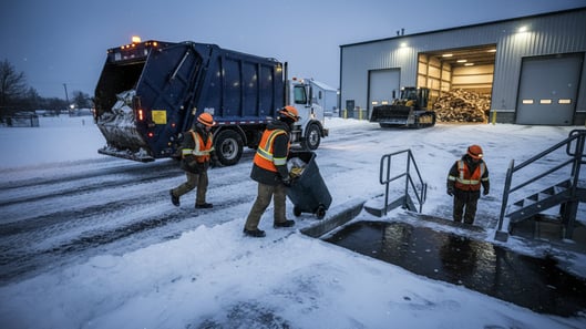 Ice Cleats for Waste Management