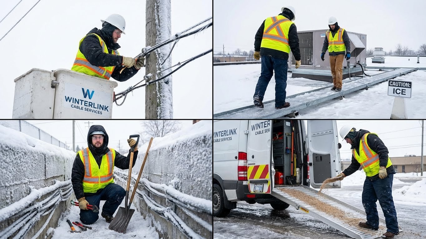 Ice Cleats for Cable Companies