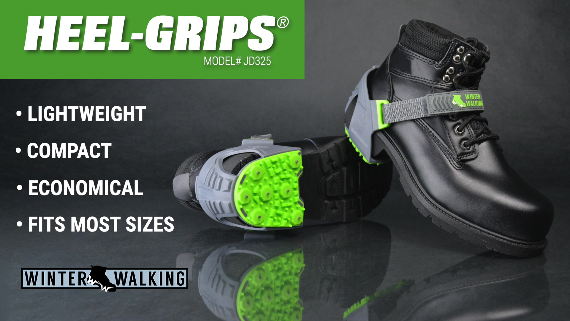 Ice Cleat Reviews - Heel Grips JD325