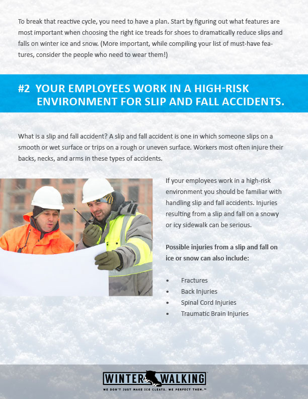 The Top 5 Reasons Why Your Company Needs A Slip & Fall Prevention Program.